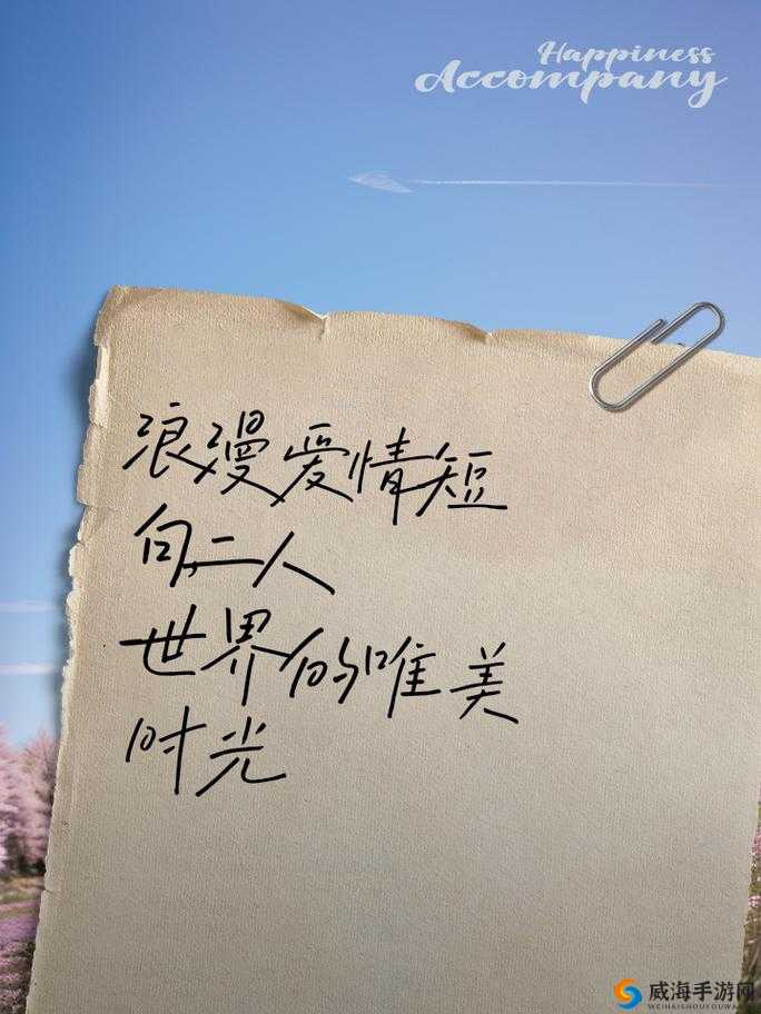 美好的二人世界：浪漫时光永相伴