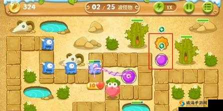 保卫萝卜2第67关金萝卜攻略
