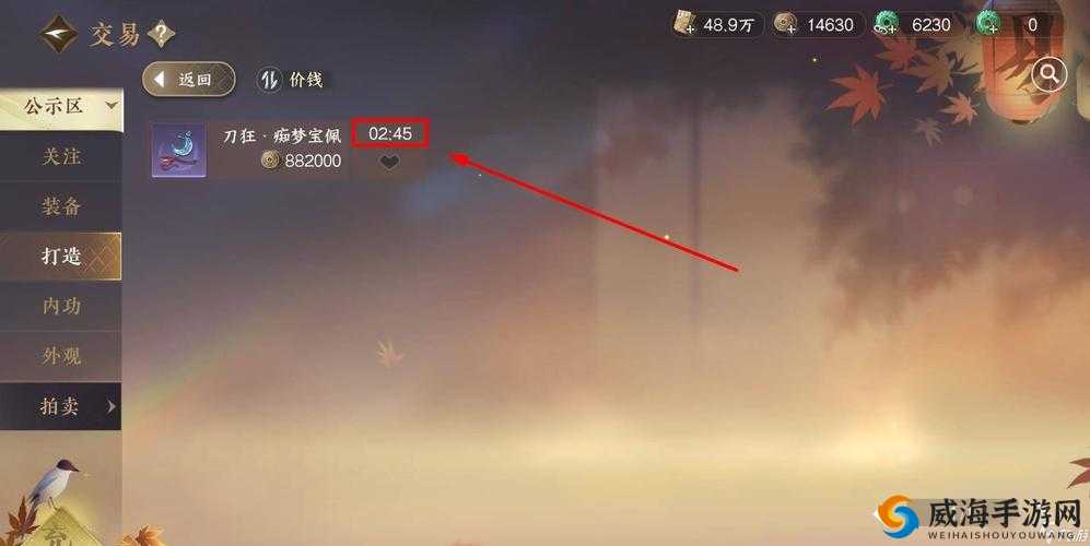 逆水寒手游公示区购物秘籍大揭秘：详细解析购物方法