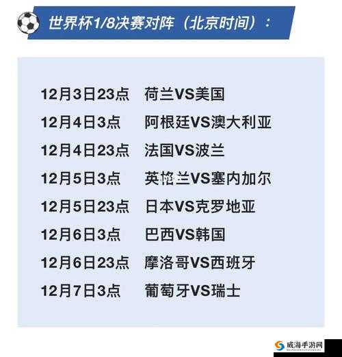 2022卡塔尔世界杯精彩瞬间：揭秘世界杯赛程时间表，11月29日赛事览