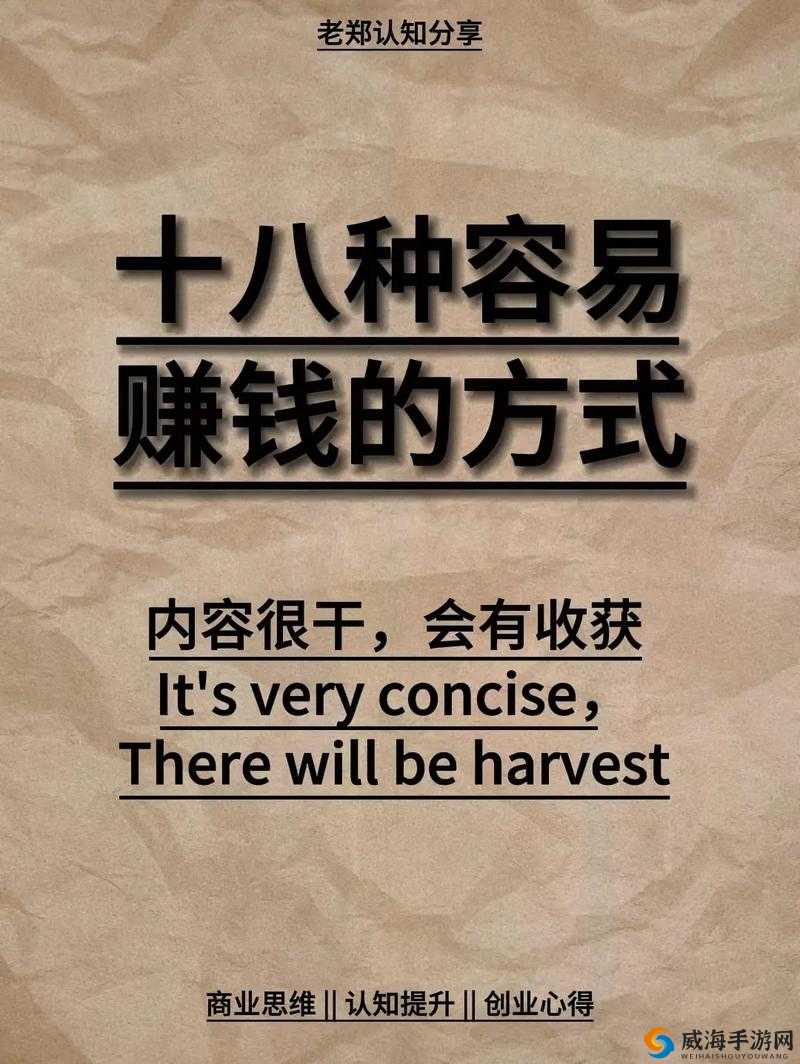未满十八岁的学生如何赚钱：寻找适合的途径