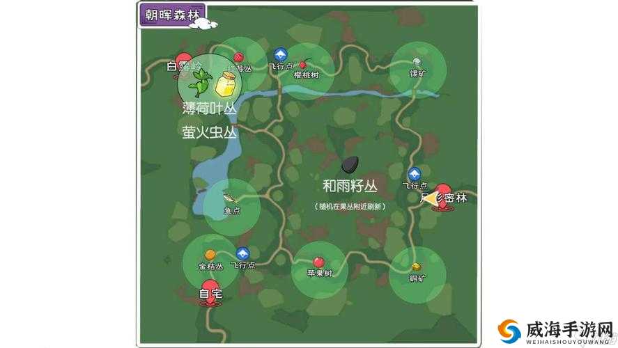 小森生活薄荷叶位置览