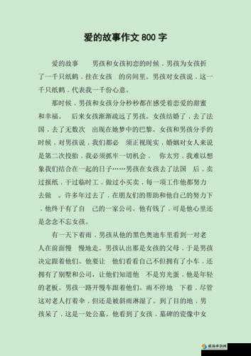 男女 XX：爱的故事
