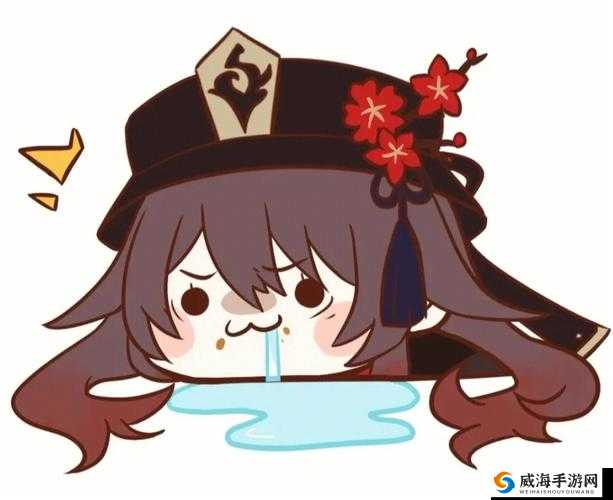 胡桃流口水翻白眼咬铁球超可爱画面