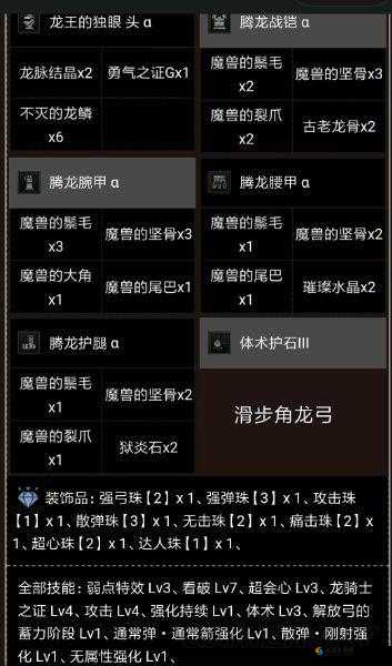 怪物猎人世界滑步弓无珠精准配装攻略：无珠蘑菇滑步弓配装指南与实战技巧分享