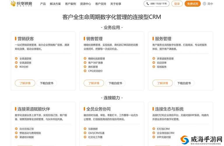 成免费 CRM 特色更有效地管理客户关系：助力企业发展