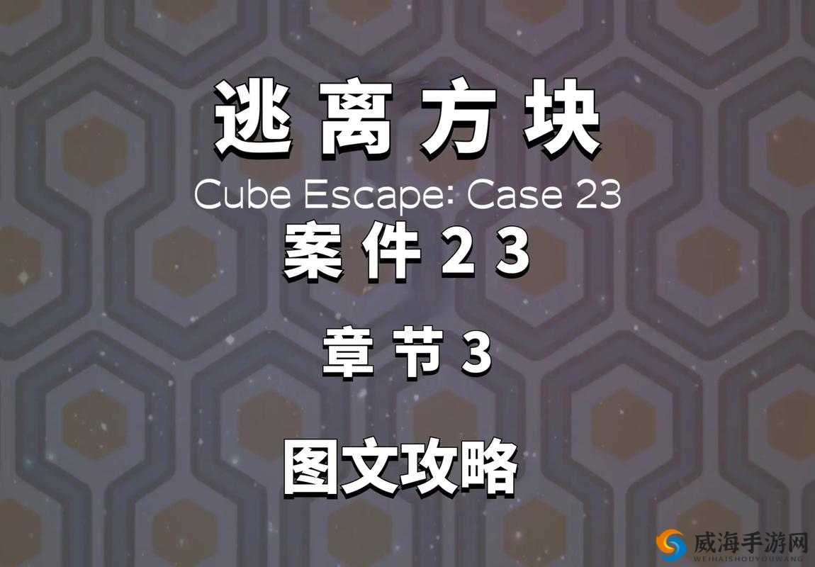 逃离方块案件23第8关破解攻略：全面解析过关技巧与难点解密