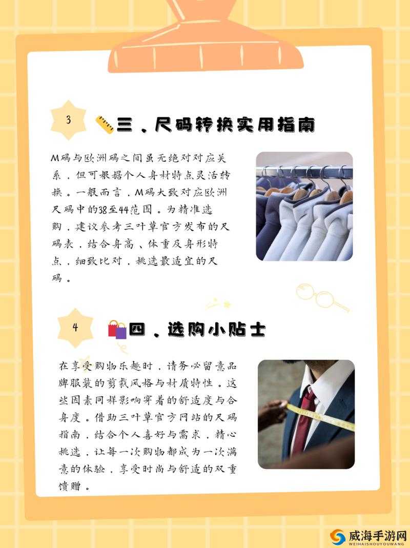 三叶草 M 码与欧洲码对比详情