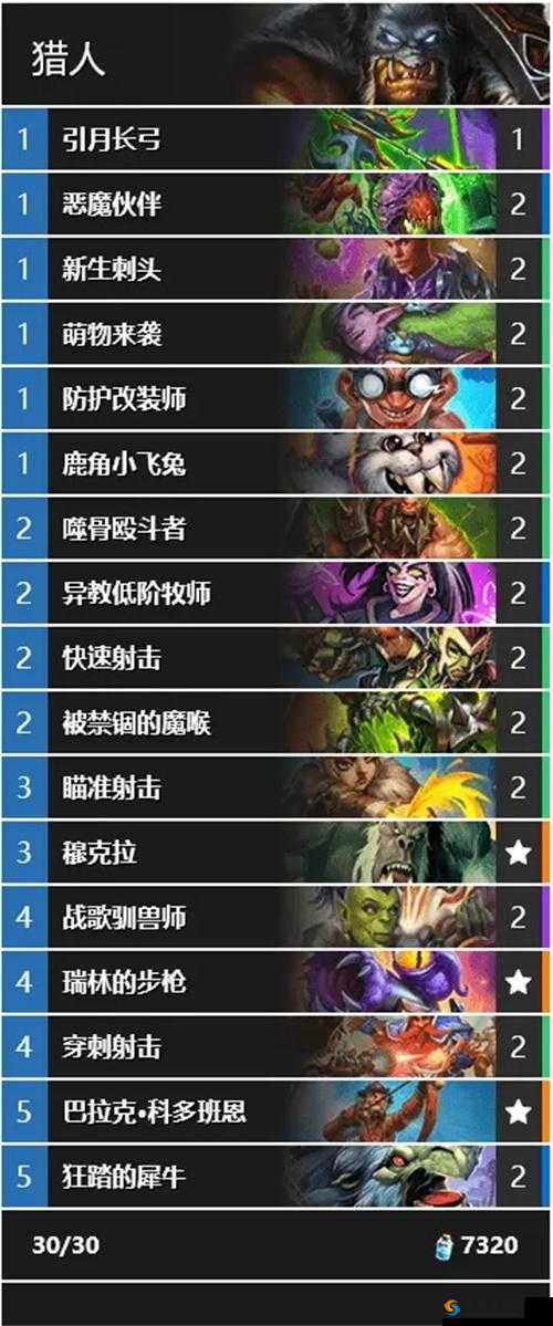 探秘欧服前五奥秘 T7 猎人卡组强力解析