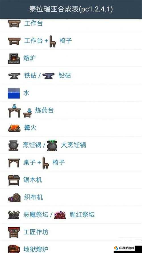 泰拉瑞亚重型工作台的强大用途及奥秘