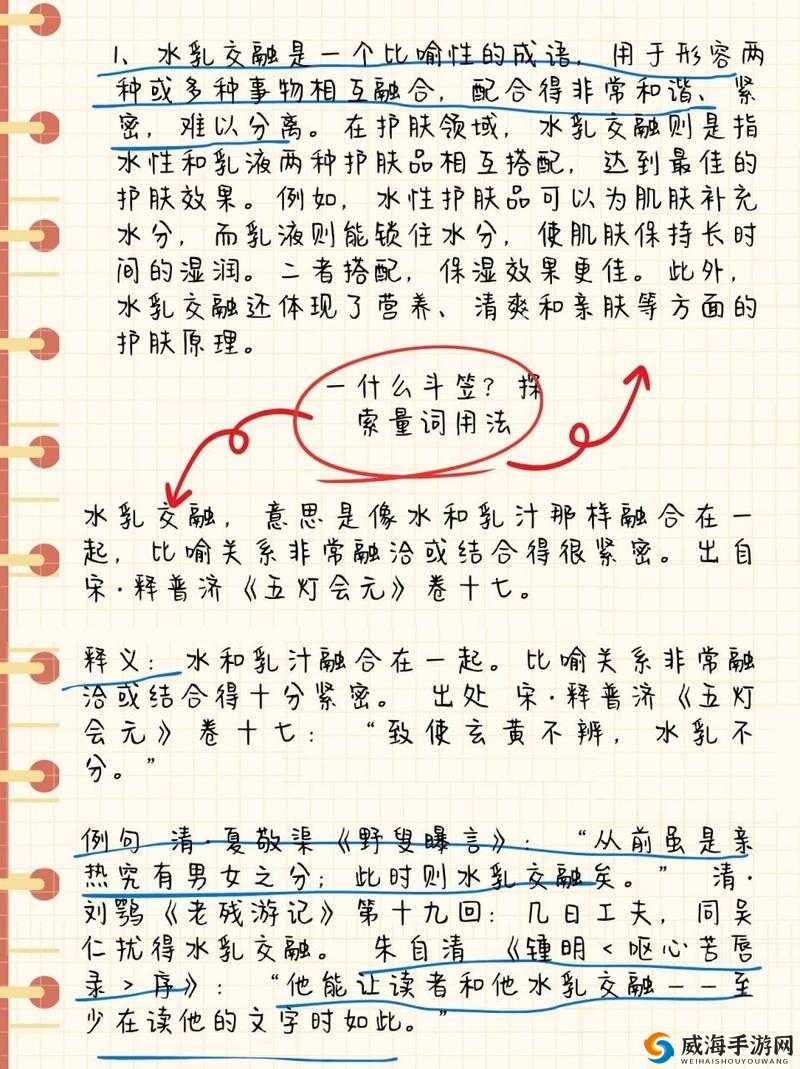 水乳交融天衣无缝的区别：深度剖析与对比