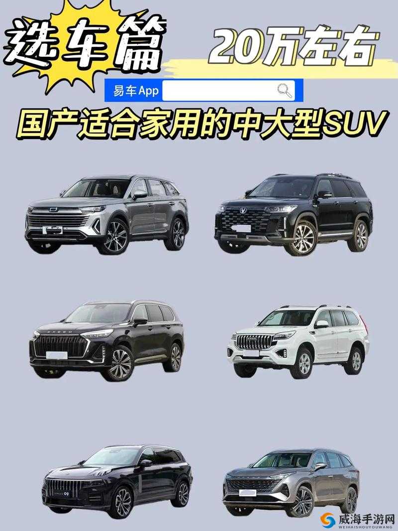 国产 SUV 全品类汇总及推荐