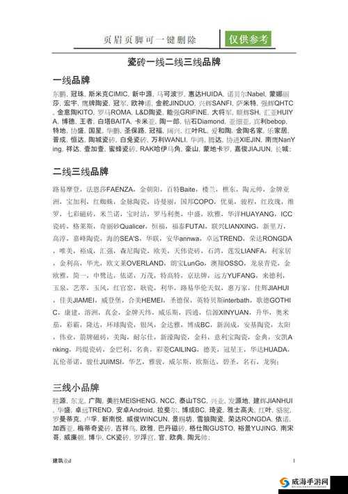 精品一线二线三线精华液的分类及特点介绍