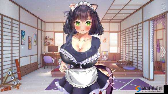 猫娘可爱拔萝卜趣味十足