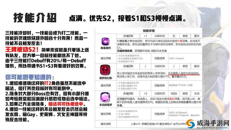 第七史诗暗法技能加点策略解析