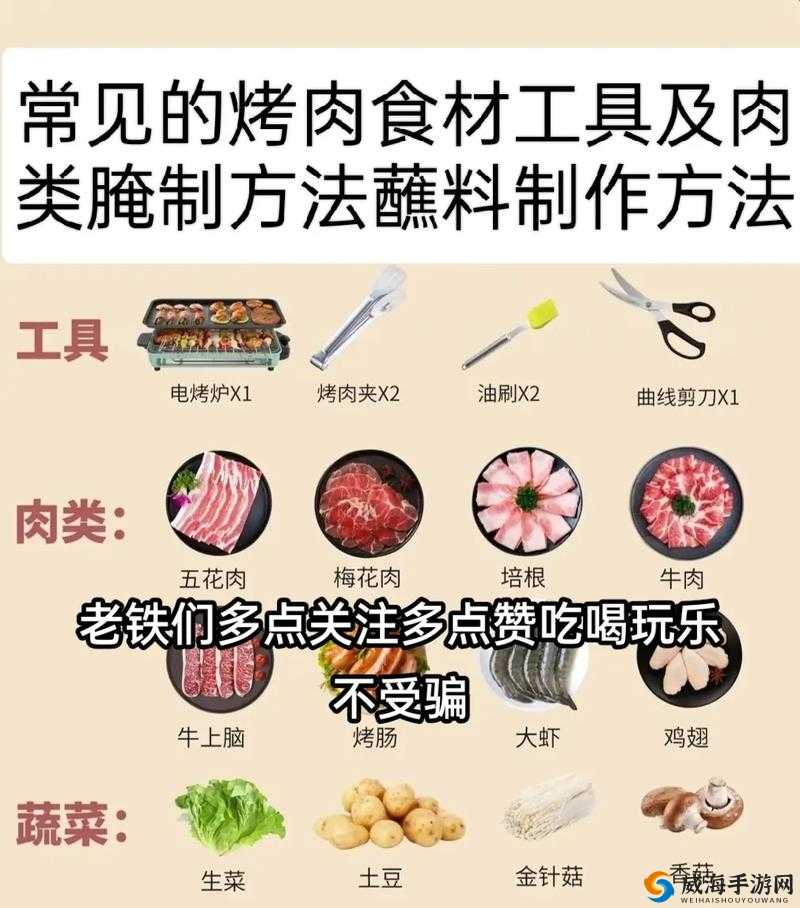 料理妈妈的美味消消乐：肉类食材图文全解析