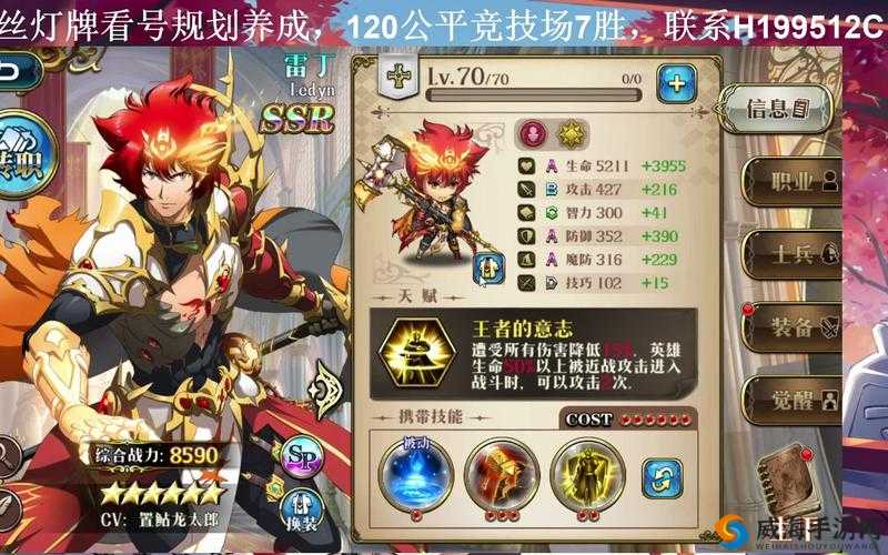 梦幻模拟战雷丁技能搭配指南 教你雷丁带什么技能