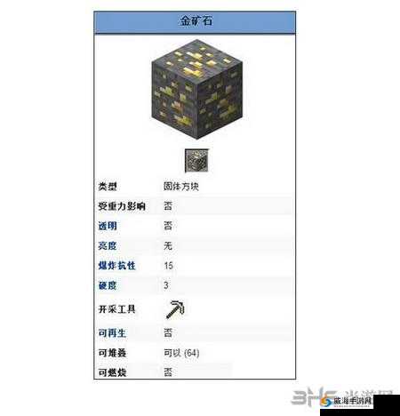 我的世界手机版金矿石作用详解：探寻财富的源泉与利用价值