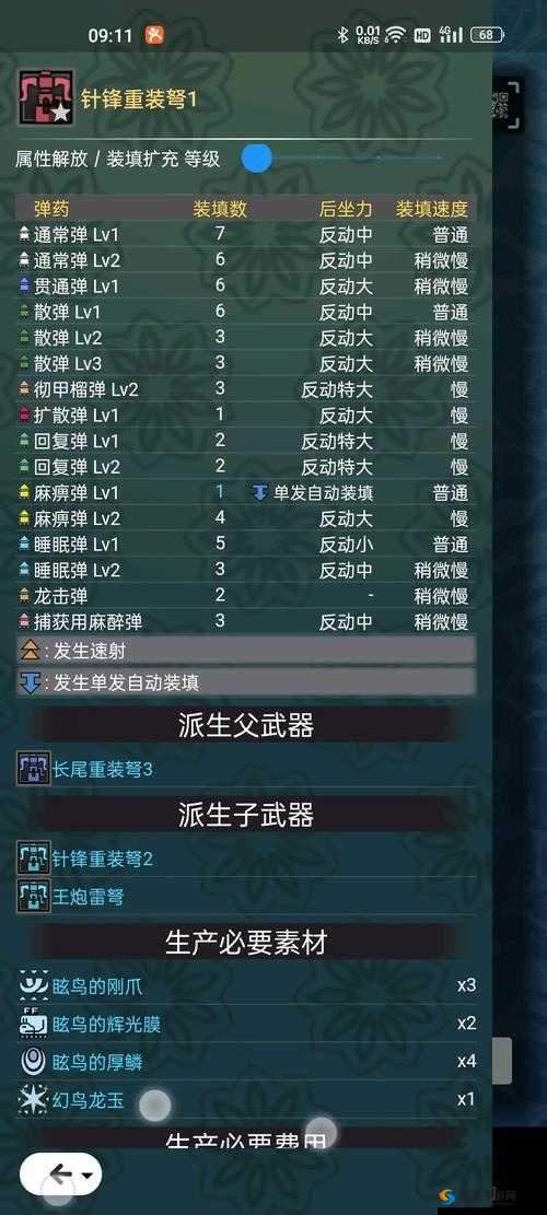 怪物猎人世界神圣佩剑完全解析：属性详解与合成素材指南