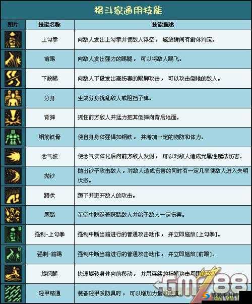 英雄之剑格斗家全技能介绍，资源管理、高效使用与最大化价值