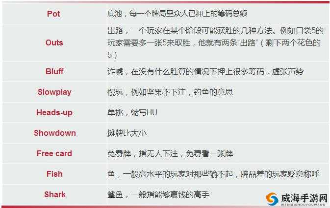 凡跃德州大课堂，解锁常用专业术语，助你成为扑克高手
