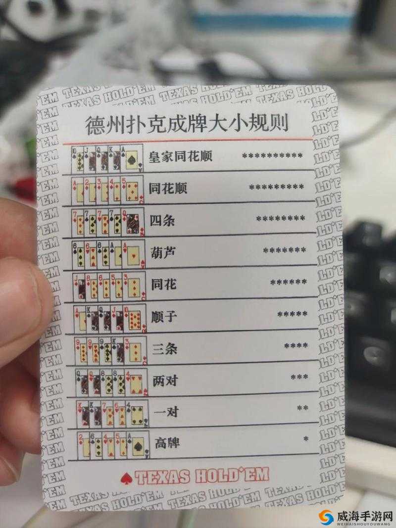 凡跃德州大课堂，揭秘扑克牌型的制胜之道