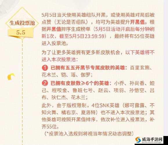 王者荣耀开黑节投票大作战数据公开