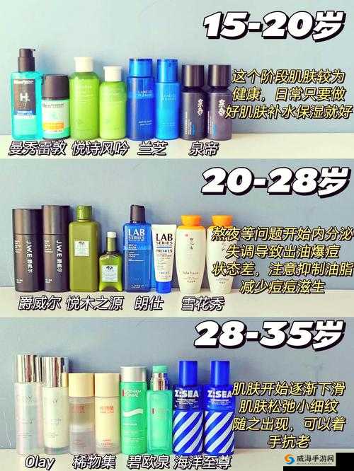 日本适合十八岁以上男性的优质护肤品推荐
