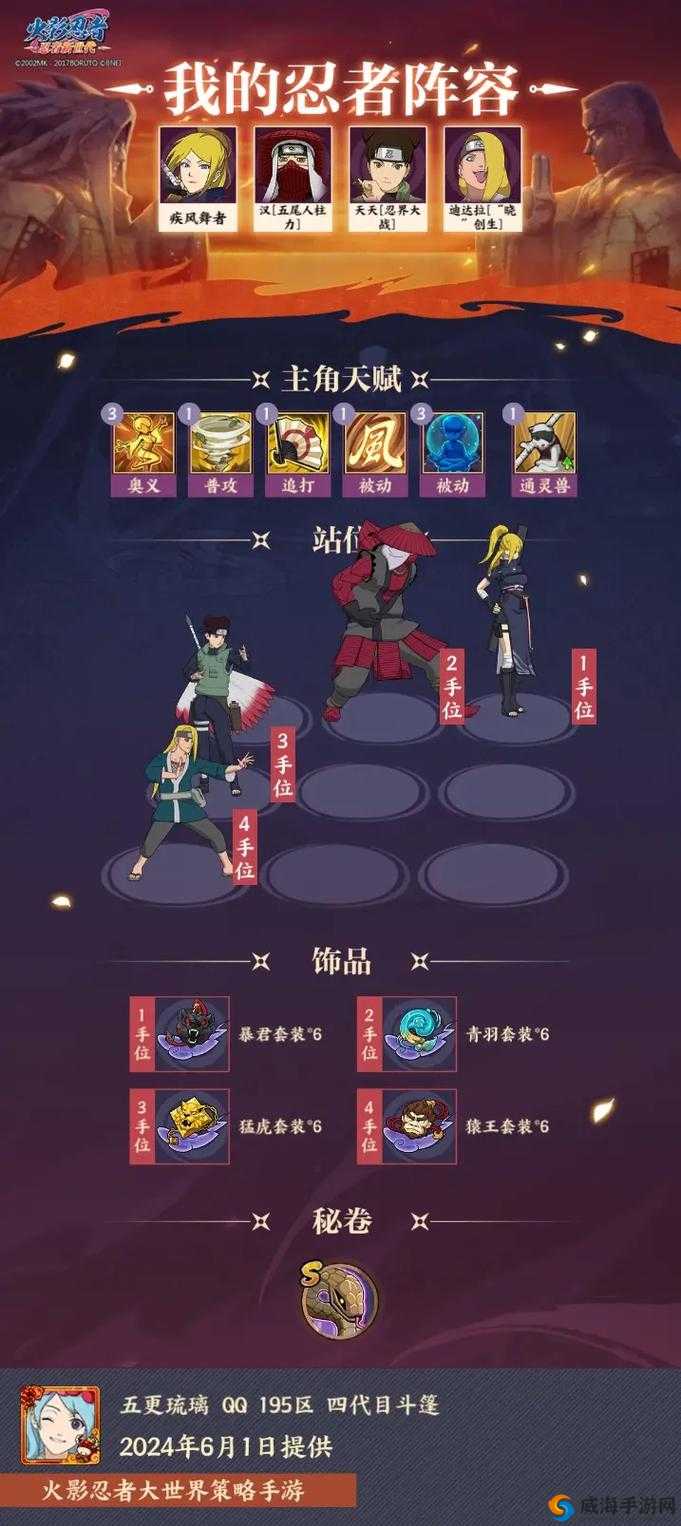 火影忍者OL手游护送忍者阵容搭配策略