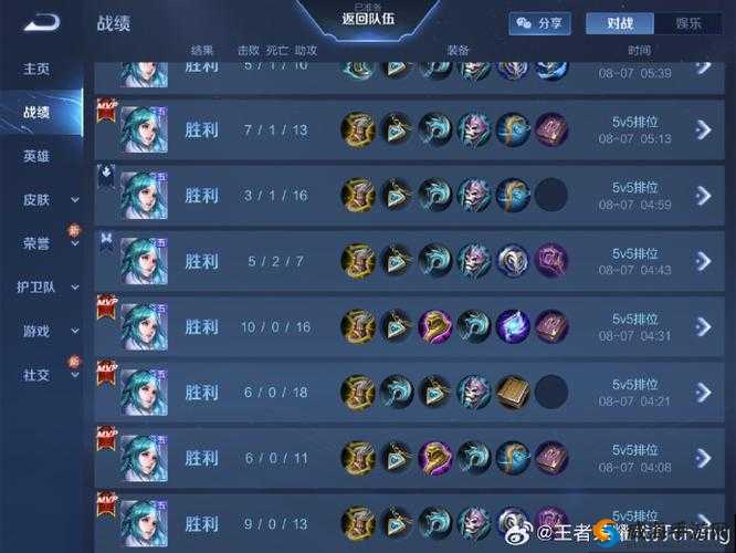王者荣耀新版本英雄胜率大揭秘，王昭君荣登榜首