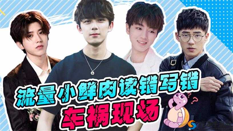小鲜肉吃小鲜肉的大 logo 新增互动交流弹幕：一起分享你的看法