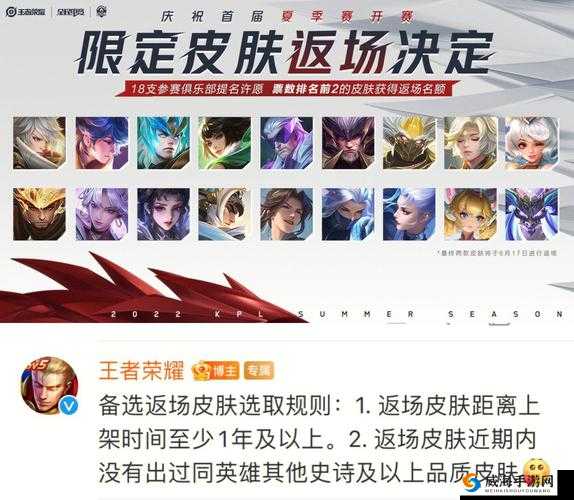 王者荣耀返场投票冰锋票数破亿，峡谷召集令带你解锁超值福利
