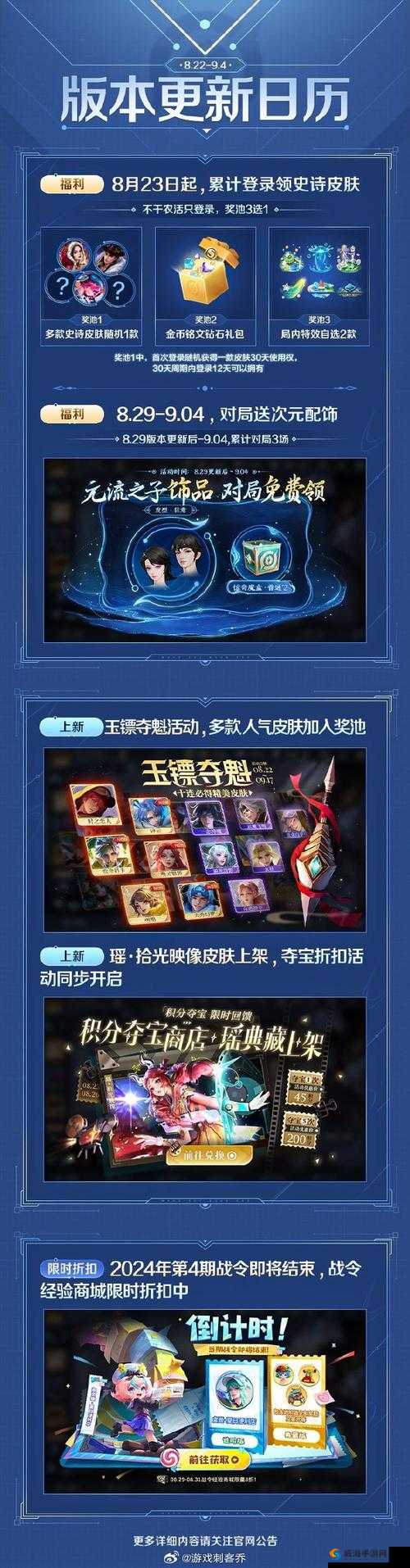 王者荣耀英雄动作上新,累计登录解锁惊喜好礼