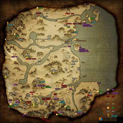 群侠传手游地图一览及路线走法详解