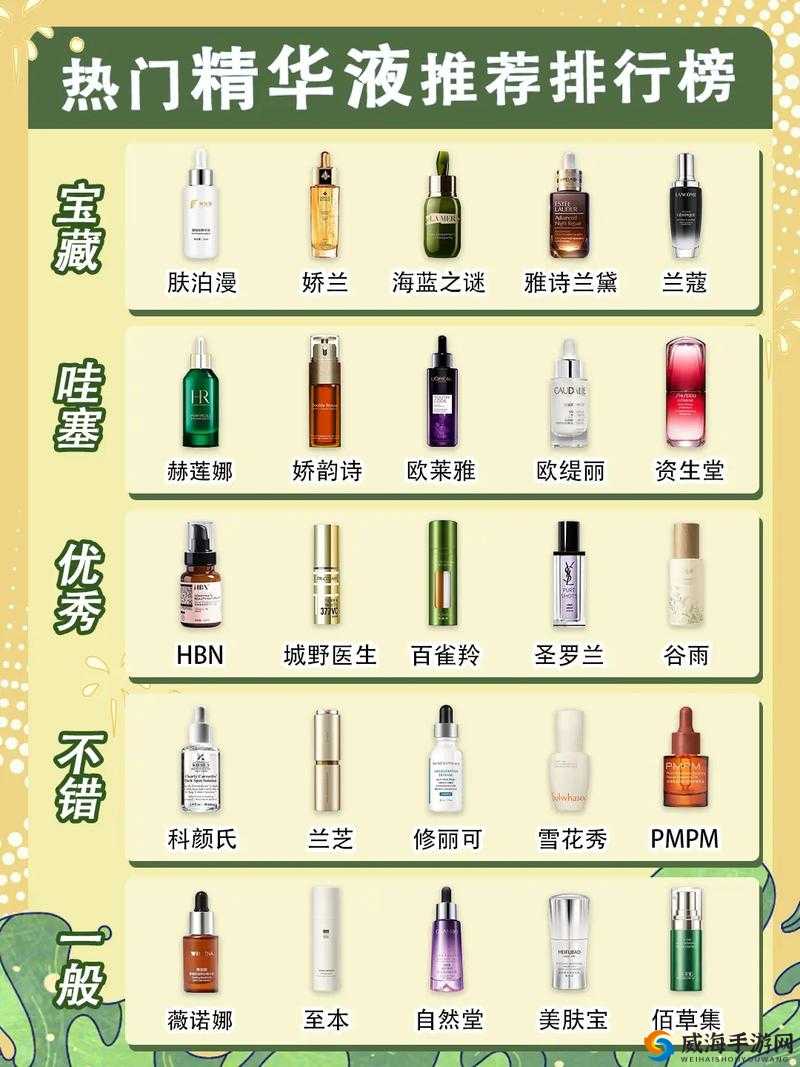 如何正确选择适合自己的一区二区三区精华液:一区二区三区精华液的分类和特点