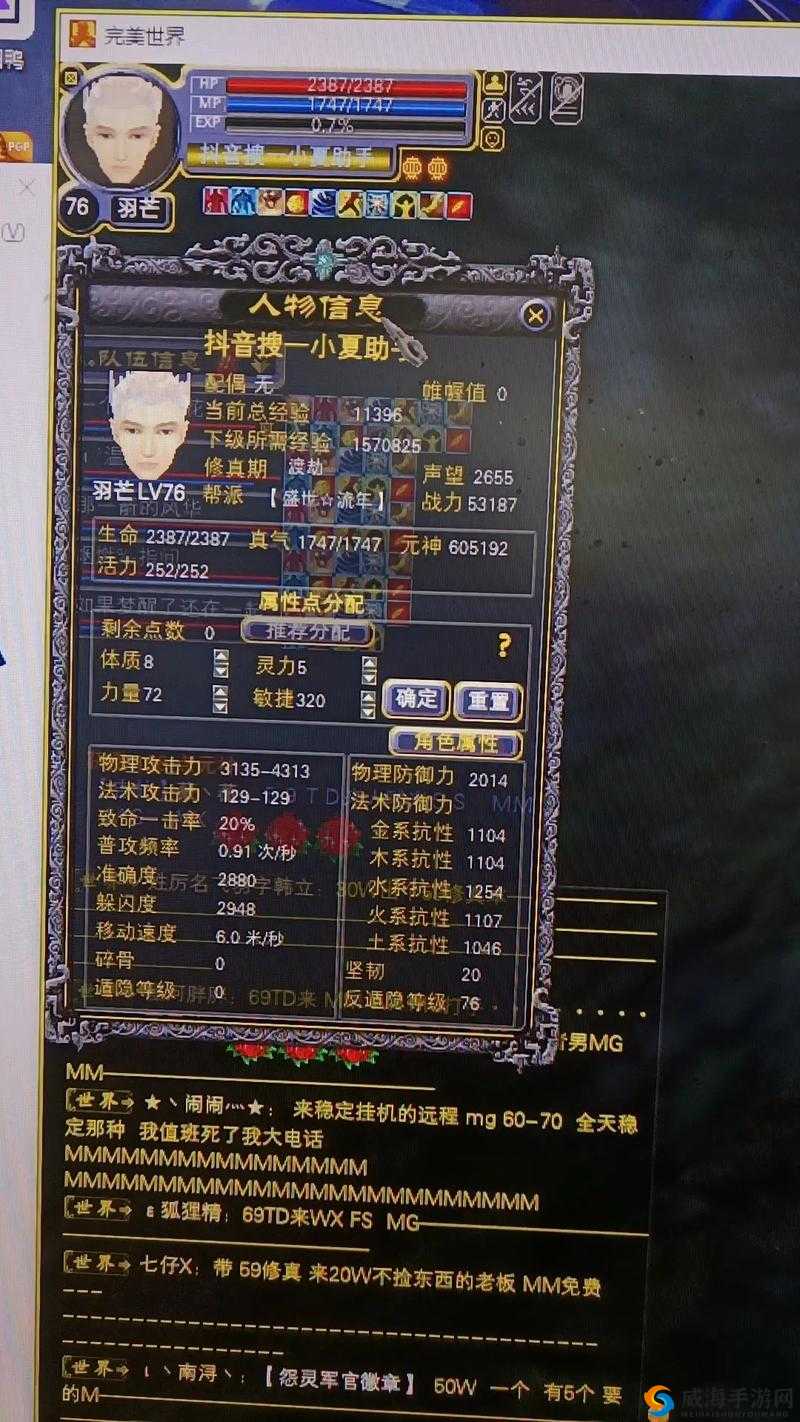 完美世界手游羽芒魂石攻略,火红与锐利之石的双刃锋芒