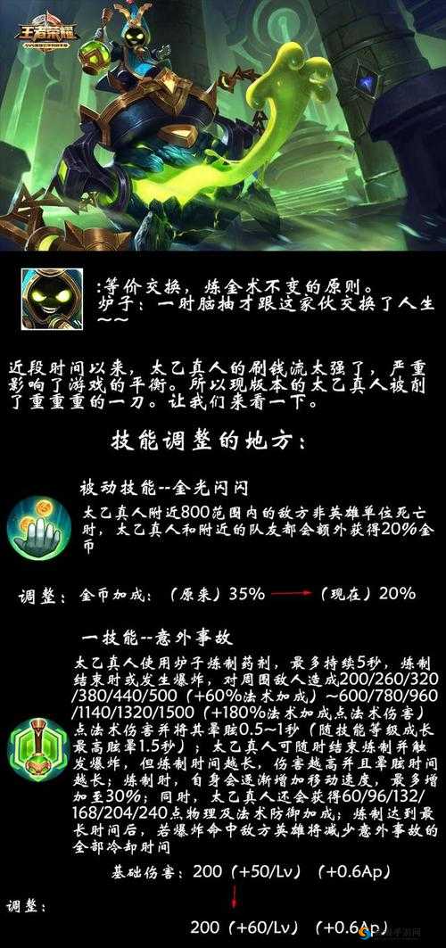 王者荣耀太乙真人进阶秘籍，解锁刷钱流新境界