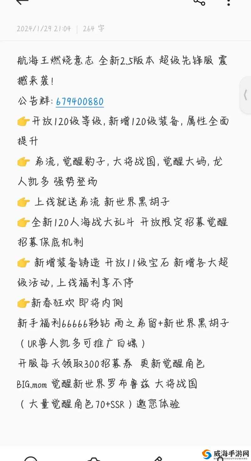 航海王燃烧意志，解锁快速升级的秘籍