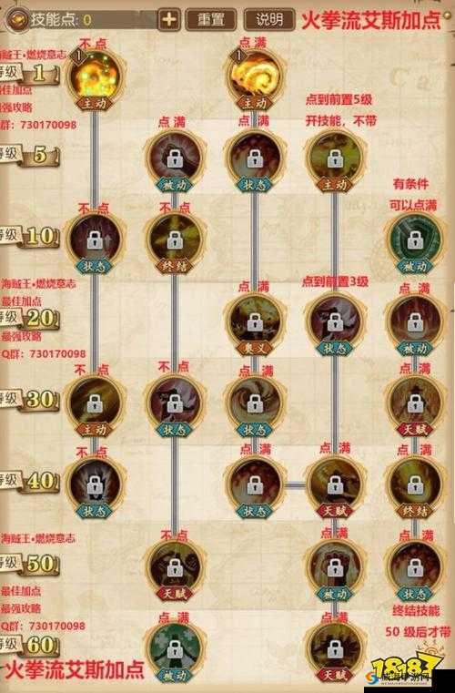 航海王燃烧意志艾斯技能加点全攻略