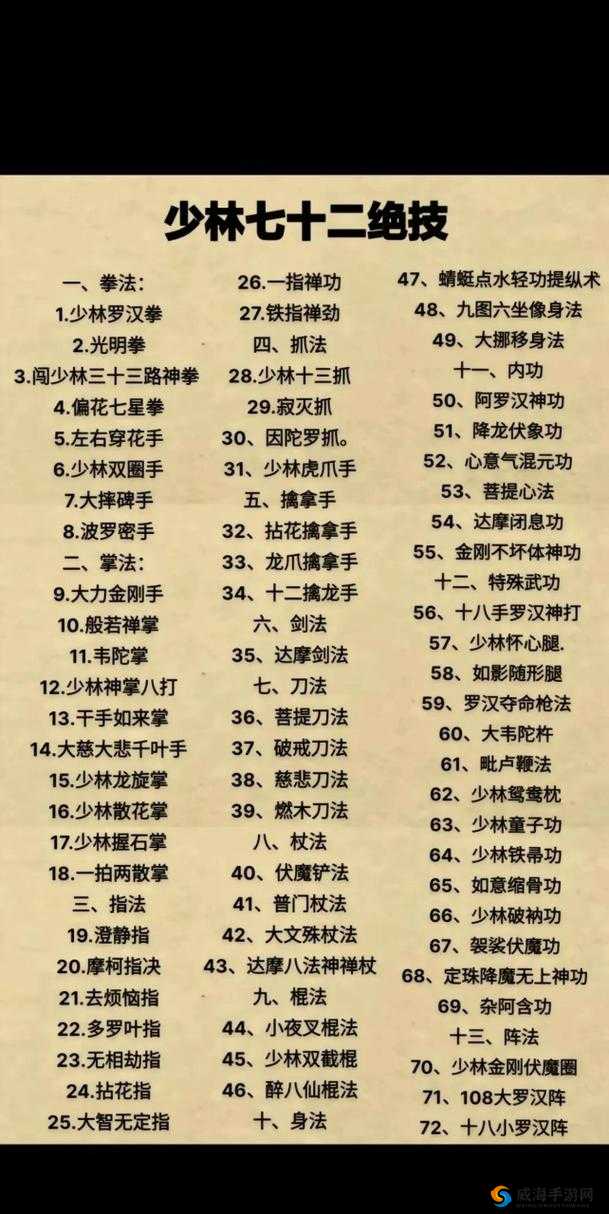 七十二招式精彩视频全解析
