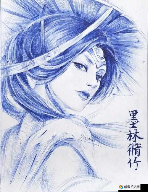 上官婉儿拿一支笔稿自己视频：看她如何用笔墨书写独特风采