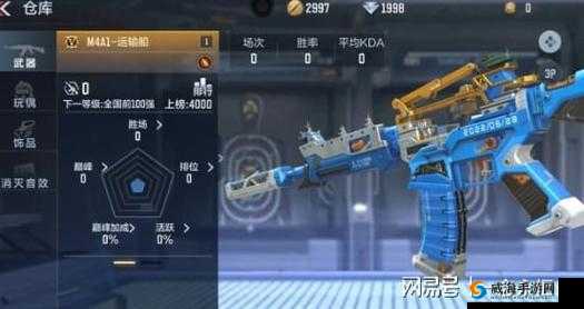 穿越火线手游M4A1-XS-翡翠,平民神器的又一力作