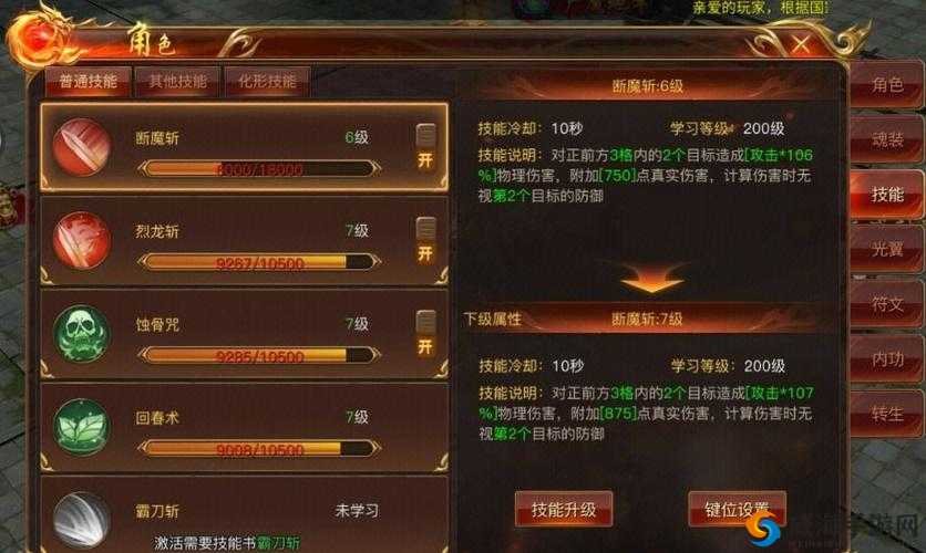 蓝月传奇手游技能连击全攻略，解锁战斗新境界