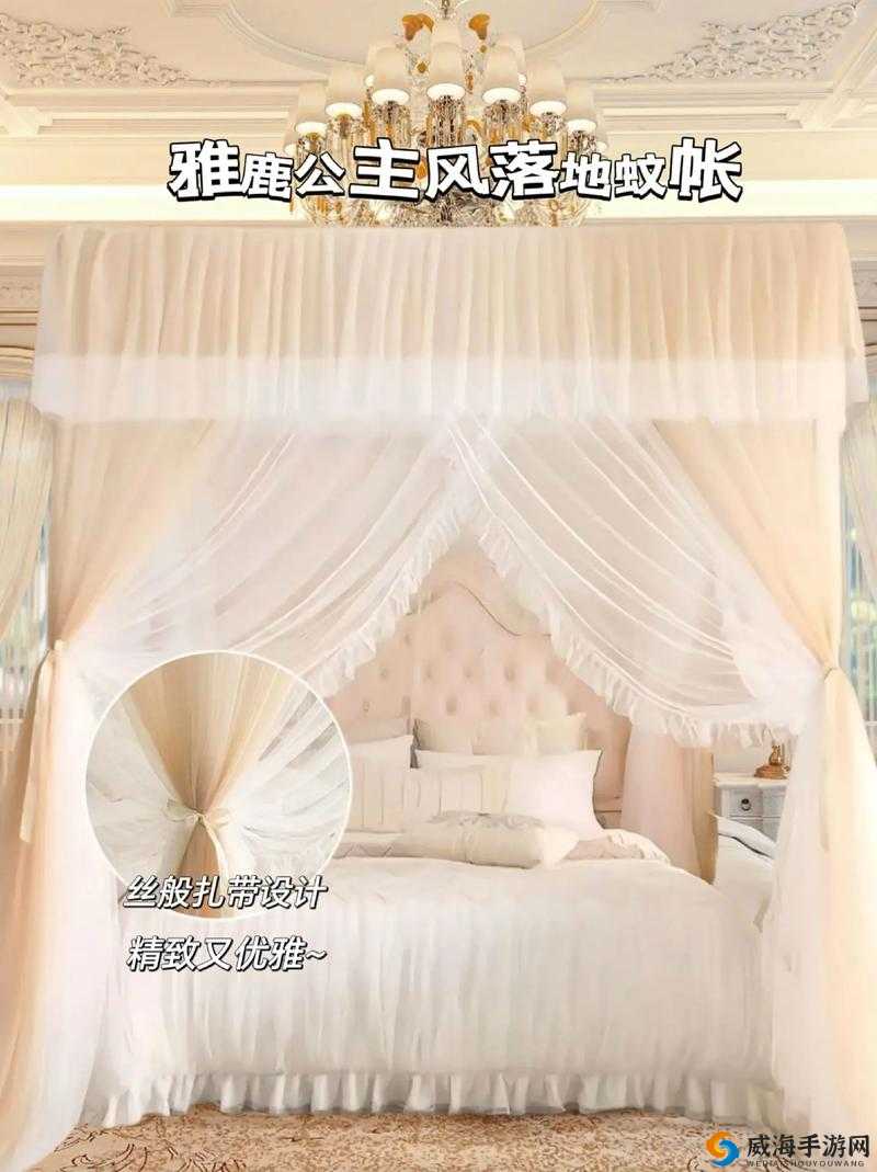 梦幻公主帐帐双层帐纱，打造浪漫温馨睡眠空间