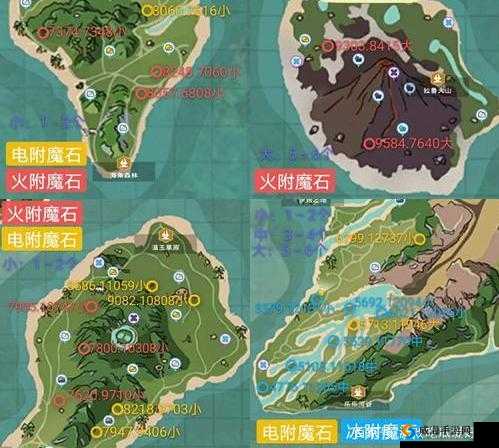 创造与魔法附魔石位置大全及资源分布图