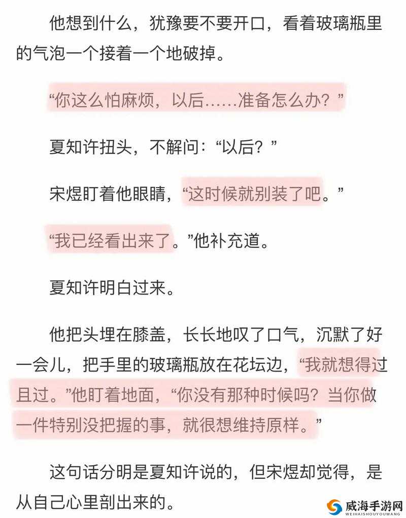 啊哈有人来了啊哈知许解夏之他们的故事如此精彩