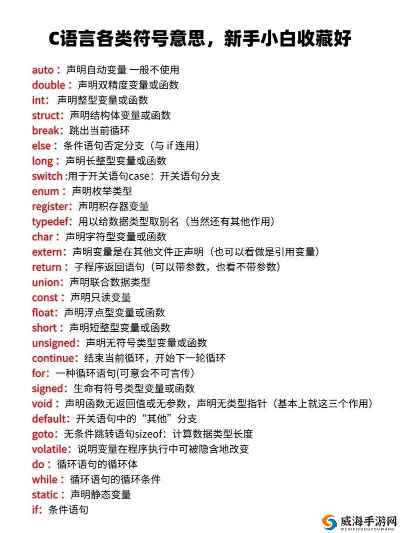 C 语言中什么意思的详细解析与探讨