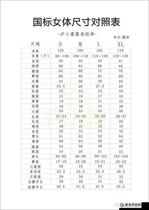 国产尺码和欧洲尺码表对比：差异与换算全解析