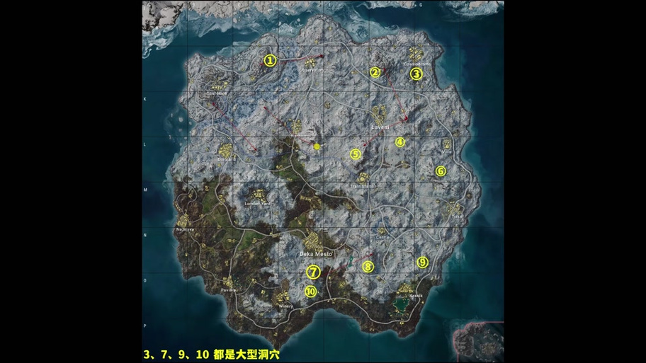 绝地求生刺激战场丛林地图LYB必选 包你活到决胜圈