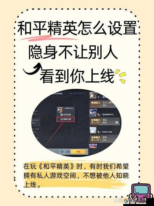 吃鸡游戏中的隐身设置与隐私保护